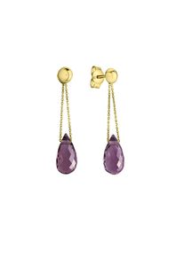 Celesta Gold Ohrring 375 Gelbgold Amethyst
