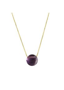 Celesta Gold Halskette 375/- Gelbgold Amethyst