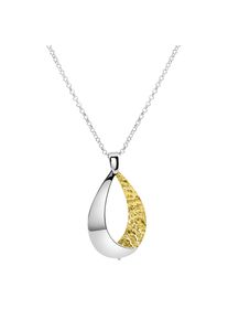 ZEEme Silber Anhänger mit Kette 925/- Sterling Silber bicolor