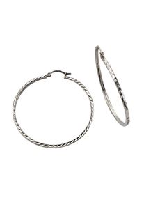 Celesta Silber Creolen 925 Silber rhodiniert 5,0cm