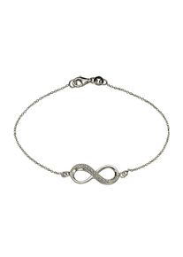 ZEEme Silber Armband Silber 925 mit Unendlichkeitszeichen 19cm lang