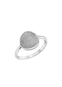 Celesta Silber Ring Silber 925 rhodiniert mit eismatter Oberfläche