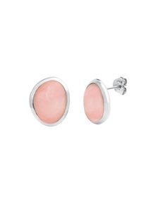 Celesta Silber Ohrringe Silber 925 rhodiniert mit echtem Rosenquarz