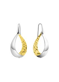 ZEEme Silber Ohrhänger 925/- Sterling Silber bicolor