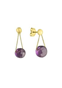 Celesta Gold Ohrring 375/- Gelbgold Amethyst
