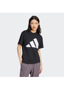 adidas Sportswear Große Größen T-Shirt Gr. XL schwarz für Damen