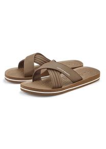 Venice Beach Set: Badepantolette 'Pantolette' camel Gr. 38 für Damen