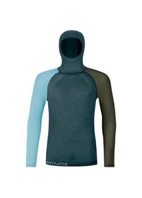 Ortovox 120 Comp Light Hoody Merinounterwäsche Herren Trekking (Gr L |blau)