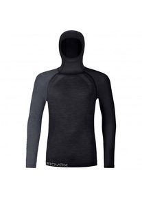 Ortovox 120 Comp Light Hoody Merinounterwäsche Herren (Gr M |schwarz)