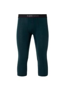 Lange Unterhose super.natural Tundra 175 Tight 3/4 Herren (Gr 54 - XL |blau)