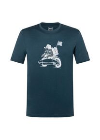 super.natural Naked Bear Tee Merinoshirt Men (Gr 46 - S |blau)