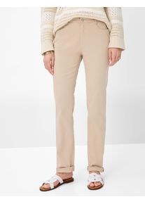 Brax Damen Five-Pocket-Hose Style MARY ALMOND, Beige, Gr. 38K
