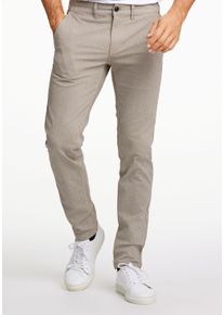LINDBERGH Herren Chinos "LINDBERGH Chinos", beige, Gr. 33, Oberstoff: 57% Baumwolle, 39% Polyester, 4% Elasthan, Hosen