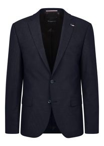 Bugatti Herren Anzugsakko390, marine, elegant, Gr. 26, unifarben, 75% Wolle, 22% Polyester, 3% Elasthan, Sakkos, mit Reverskragen