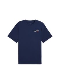 Puma Herren T-Shirt "Portugal ftblNRGY+ T-Shirt Herren", blau, Gr. XXXL, Obermaterial: 100% Baumwolle; Rippe: 75% Baumwolle, 25% Polyester, Shirts