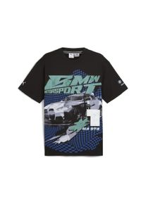 Puma Herren T-Shirt "BMW M Motorsport Big Graphic T-Shirt Herren", schwarz, Gr. M, bedruckt, Obermaterial: 100% Baumwolle; Rippe: 70% Baumwolle, 30%