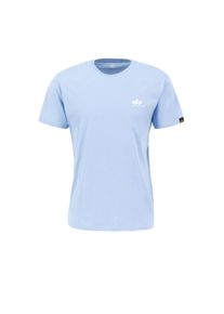 Herren T-Shirt "Alpha Industries Men - T-Shirts Basic T-Shirt SL", blau, Gr. XXL, Alpha Industries, Obermaterial: 100% Baumwolle, Shirts