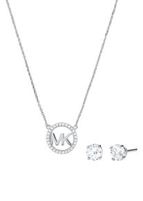Michael Kors Damen Ohrring und Ketten Set "PREMIUM, MKC1260AN040, MKC1260AN791, MKC1260AN710", silber, Silber 925 (Sterlingsilber), Schmuck-Sets, mit