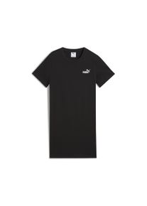 Puma Kinder Sweatkleid "Essentials Small No. 1 Logo Kurzärmliges Kleid Mädchen", schwarz, Gr. 128, Obermaterial: 100% Baumwolle; Kragen: 70%