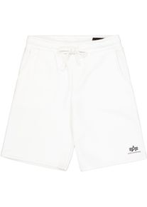 Herren Shorts "Basic Short SL II", weiß, modisch, Gr. XXXL, Alpha Industries, bedruckt, Web, Obermaterial: 80% Baumwolle, 20% Polyester, Hosen