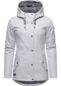 Ragwear Damen Regenjacke "Marge", grau, casual, Gr. S, Obermaterial: 100% Polyester, Futter: 100% Polyester, Wattierung: 100% Polyester, Jacken, warm