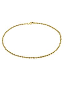 Amor Fußkette "2014681", Gelbgold 375, gold, Gelbgold 375, Fußkettchen