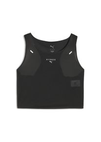 Puma Damen Trainingsshirt "Puma x HYROX ULTRASPUN Cropped Tanktop Damen", schwarz, Gr. XS, Obermaterial: 100% Polyester, Shirts