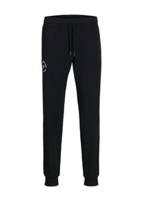 Jack & Jones JACK & JONES Herren Sweathose "JPSTGORDON JJSIMON SWEAT PANTS NAF", schwarz, modisch, Gr. XS, unifarben, angeraute Sweatware, Obermaterial: 60%