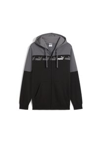 Puma Herren Hoodie "Around the Block Kapuzenjacke Herren", grau, Gr. L, Obermaterial: 66% Baumwolle, 34% Polyester; Kapuzenfutter: 100% Baumwolle;