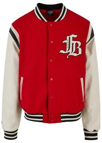 Fubu Herren Anorak "Fubu Herren FM231-021-2 Fubu Old English Varsity Jacket", rot, casual, Gr. M, mehrfarbig, 70% Polyester, 30% Wolle, Jacken