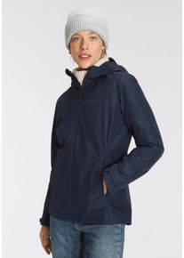 Jack Wolfskin Damen Funktionsjacke "FARWOOD JKT W", blau, sportlich, Gr. XXL, Obermaterial: 100% Polyester. Futter: 100% Polyester, Jacken,