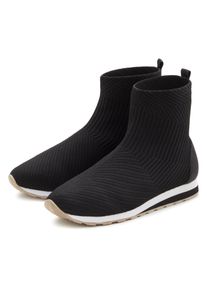 Vivance Damen Sneaker, Gr. 38, schwarz, Obermaterial: 100% Textilmaterial. Futter: 100% Textilmaterial. Decksohle: 100% Textilmaterial. Laufsohle: