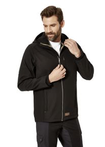 Herren Softshelljacke "Softshell mit Fleecefutter HERO by John Medoox Softshelljacke", schwarz, casual, Gr. XXL, HERO by John Medoox, Softshell, 96%