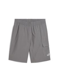 Puma Herren Shorts "Essentials No.1 Logo 9" Gewebte Cargoshorts Herren", grau, Gr. XXL, unifarben, Obermaterial: 100% Polyester; Taschenfutter: 100%
