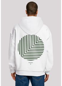 F4NT4STIC Herren Kapuzenpullover "Geometrics Grün", weiß, casual, Gr. XXL, Obermaterial: 100% Baumwolle, Pullover, Print