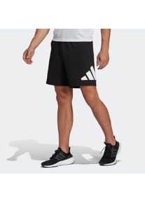 Herren Shorts "TRAIN ESSENTIALS LOGO TRAINING", schwarz-weiß, sportlich, Gr. S, adidas Performance, Web, Obermaterial: 100% Polyester, Hosen