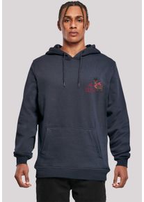 F4NT4STIC Herren Kapuzenpullover "Christmas Deer", blau, casual, Gr. XXL, Obermaterial: 65% Baumwolle, 35% Polyester, Pullover, Premium Qualität,