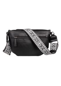 Tom Tailor Damen Bauchtasche "Palina", schwarz, Polyurethan, clean, gepflegt, unifarben, Taschen, aus weichem Lederimitat mit effektvollem