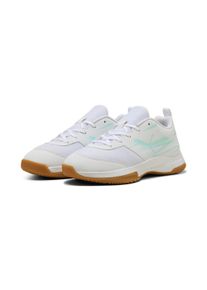 Puma Kinder Trainingsschuh "Varion II Hallensportschuhe Jugendliche", Gr. 33electric peppermint weiß gum grün beige, Obermaterial: Synthetik, Textil;