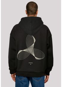 F4NT4STIC Herren Kapuzenpullover "Geometrics", schwarz, casual, Gr. S, Obermaterial: 100% Baumwolle, Pullover, Print