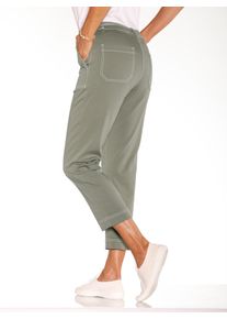 Classic Basics Damen 7/8-Jeans, grün, Gr. 36, unifarben, 98% Baumwolle, 2% Elasthan, Jeans