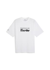 Puma Herren T-Shirt "Porsche Legacy Essentials T-Shirt Herren", weiß, Gr. XXL, clean, Obermaterial: 35% Baumwolle, 65% Polyester; Rippe: 70%