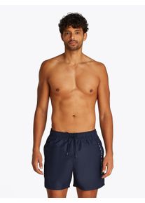 Herren Badeshorts "MEDIUM DRAWSTRING", blau, casual, Gr. XL, Tommy Hilfiger Swimwear, unifarben, Polyester, Badehosen, mit Logostickerei an der Hüfte