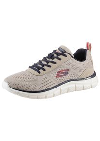 Skechers Herren Slip-On Sneaker "TRACK-LESHUR", Gr. 44, blau, Textil, Lederimitat, sportlich, Schuhe, Freizeitschuh, Trainingsschuh, Schlupfschuh im