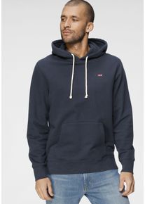 Levi's LEVI'S Herren Kapuzensweatshirt "NEW ORIGINAL HOODIE", blau, casual, Gr. S, Sweatware, Obermaterial: 100% Baumwolle, Sweatshirts, mit kleinem