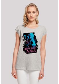 F4NT4STIC Damen T-Shirt "The Witcher Ciri Netflix Series", grau, casual, Gr. M, Obermaterial: 100% Baumwolle, Shirts, Premium Qualität