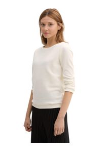 Damen Sweatshirt, beige, casual, Gr. XXL, Tom Tailor Denim, Sweatware, Obermaterial: 50% Baumwolle, 50% Polyester, Sweatshirts, mit Raffungen am Ärmel