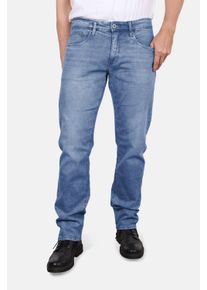 Herren 5-Pocket-Jeans "Denver Fashion Regular Straight Stretch", blau, casual, Gr. 36, HERO by John Medoox, Denim/Jeans, 98% Baumwolle, 2% Elasthan,