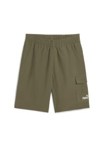 Puma Herren Shorts "Essentials No.1 Logo 9" Gewebte Cargoshorts Herren", grün, Gr. L, unifarben, Obermaterial: 100% Polyester; Taschenfutter: 100%