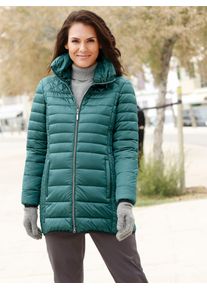 Casual Looks Damen Steppjacke, blau, Gr. 38, unifarben, 100% Polyamid, Jacken